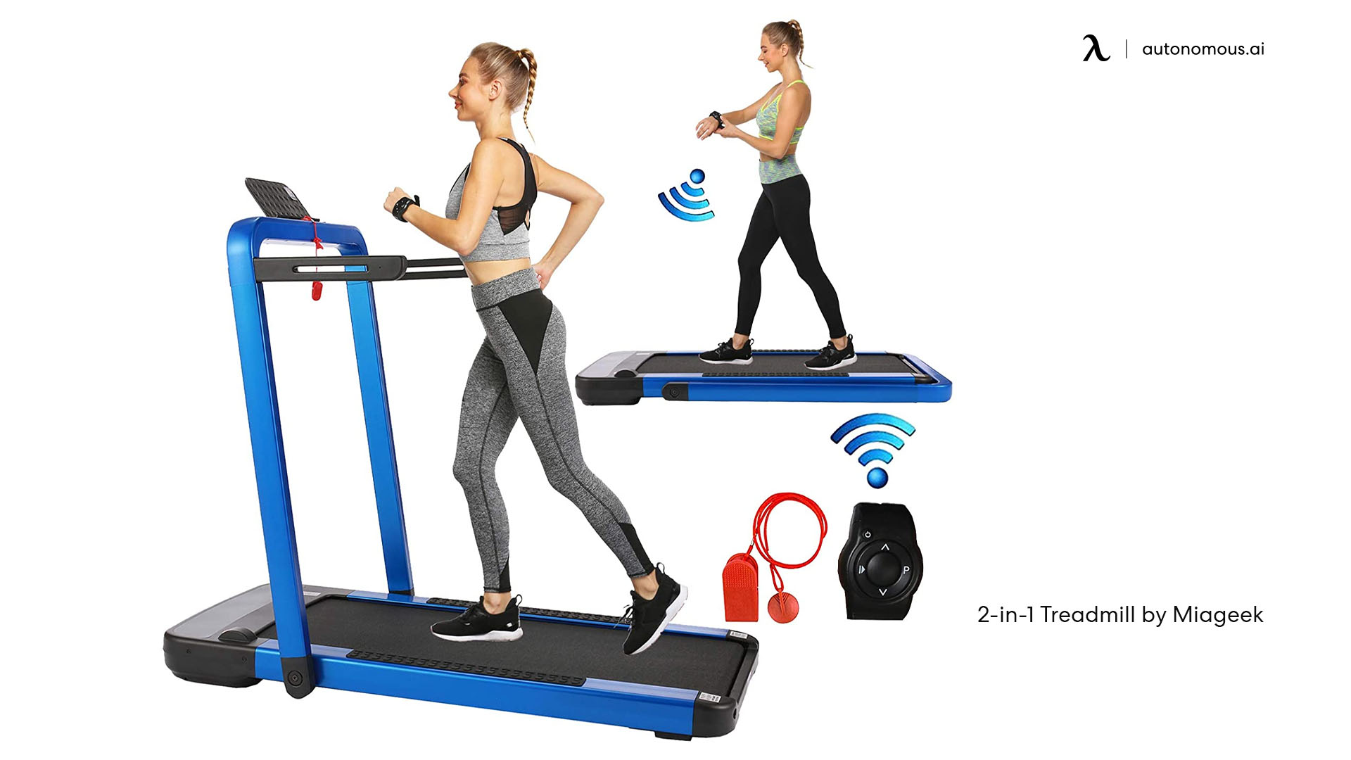 2-in-1 under desk treadmill by Miageek