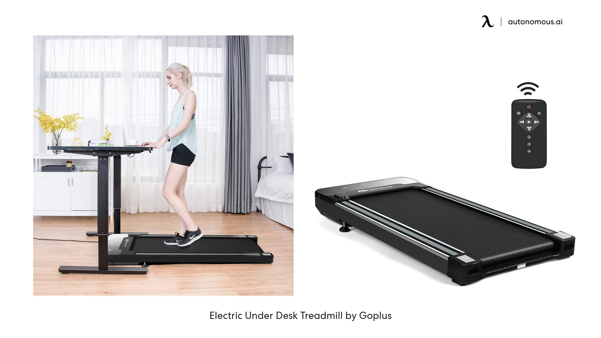 Electric Under Desk Treadmill by Goplus