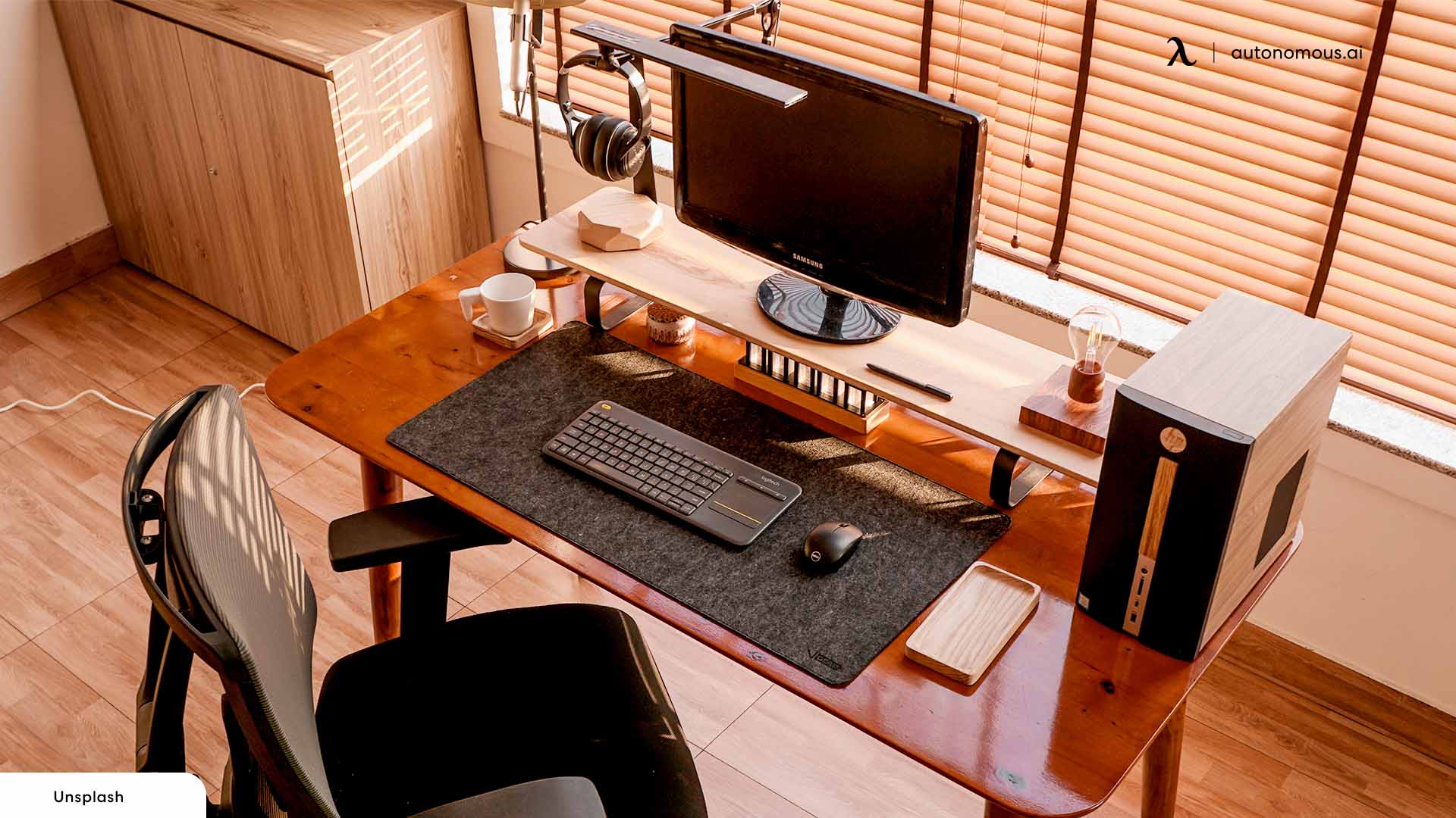 What ergonomic adjustments should I make to my home office setup?