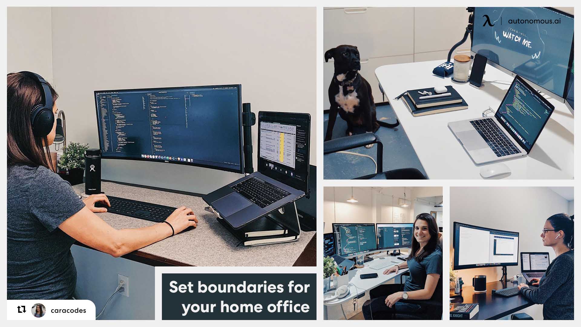 Set boundaries for your home office