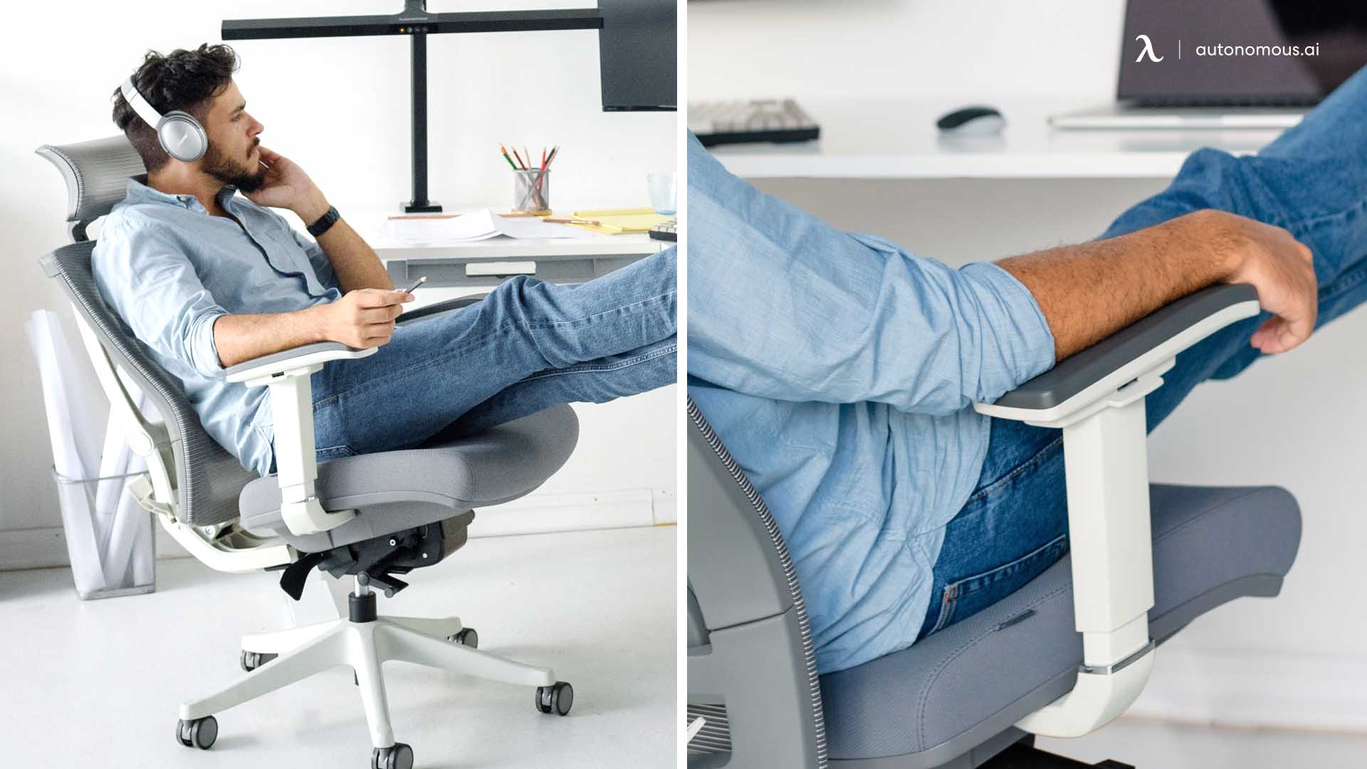 Ergonomic Chair with flip-up armrests