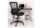 skyline-decor-mesh-ergonomic-drafting-chair-foot-ring-and-flip-up-arms-black