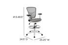 skyline-decor-mesh-ergonomic-drafting-chair-adjustable-chrome-foot-ring-grey