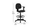 skyline-decor-drafting-chair-with-adjustable-arms-with-multiple-colors-black