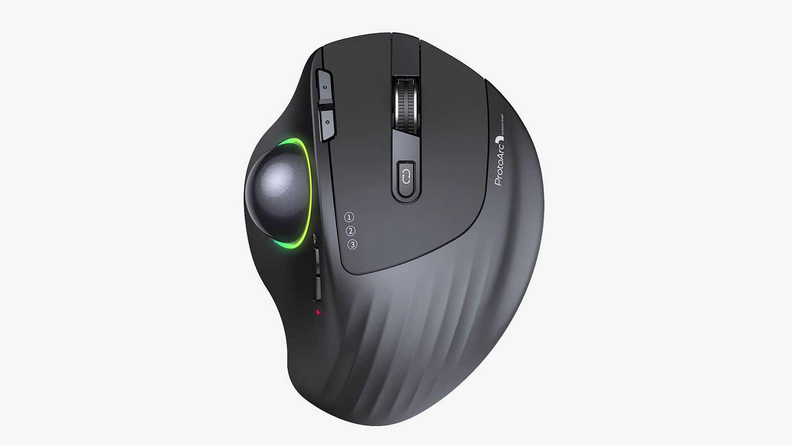 ProtoArc EM01 Advanced Wireless RGB Trackball Mouse