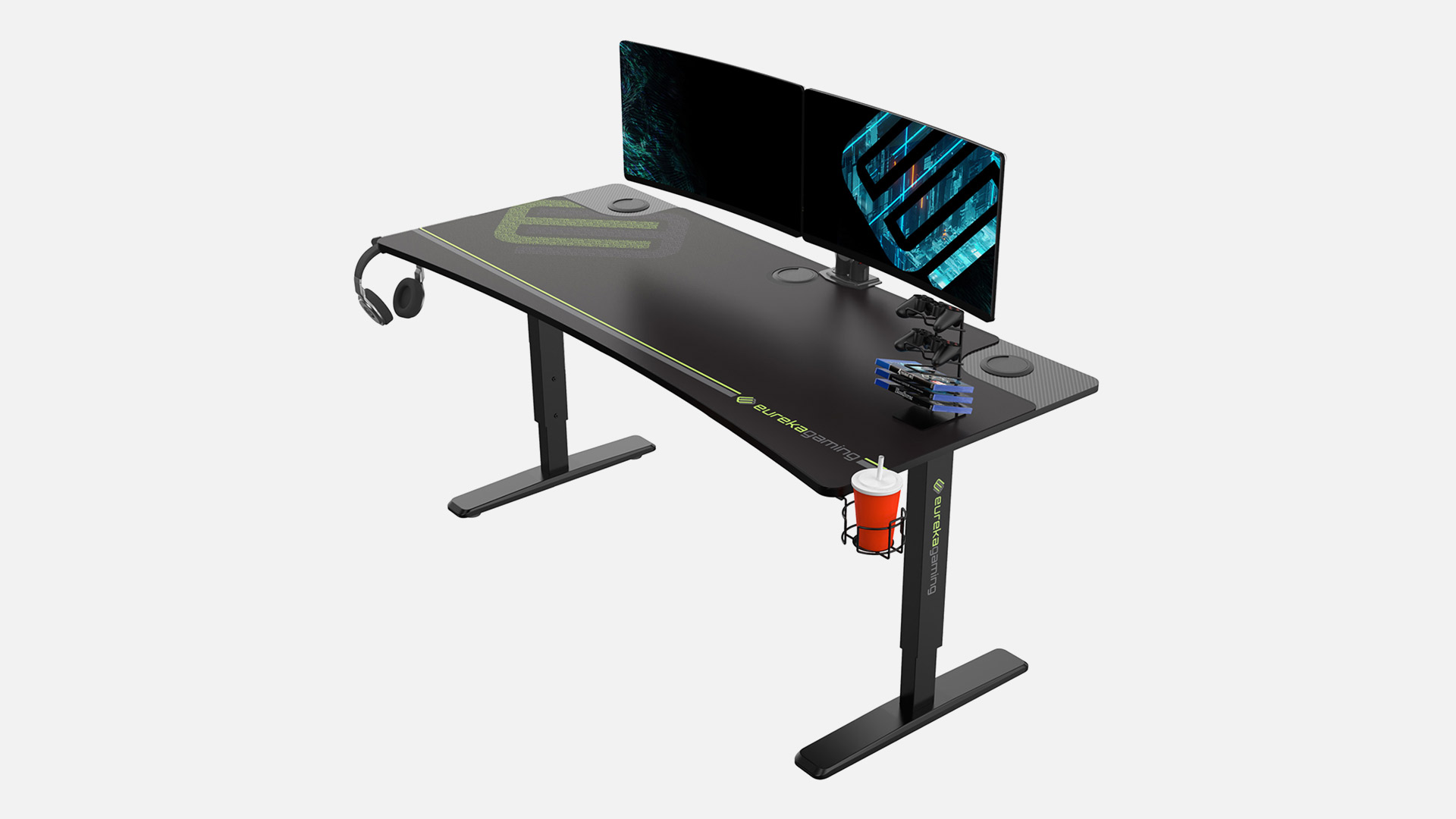 EUREKA IM63 Curved Desk