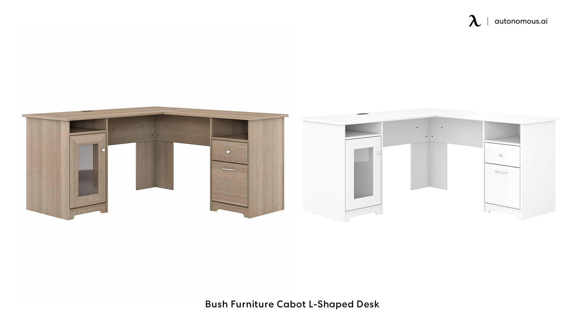 Bush Furniture L-shaped Cabot Computer Desk