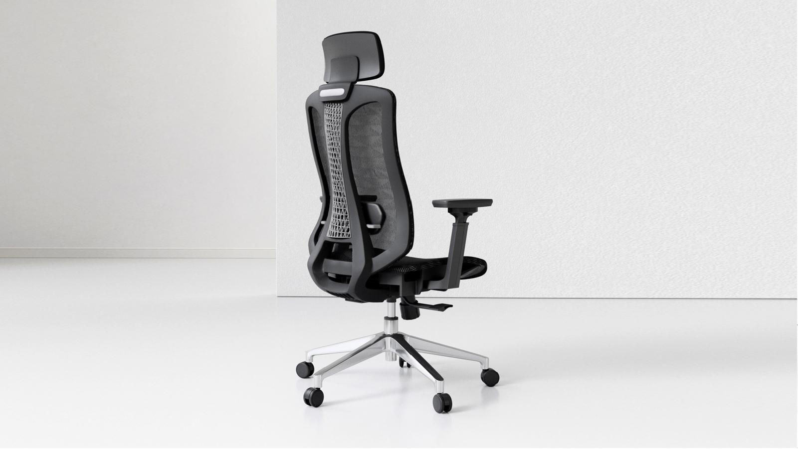 Logicfox Ergonomic Office Chair: Saddle-shaped Mesh Seat