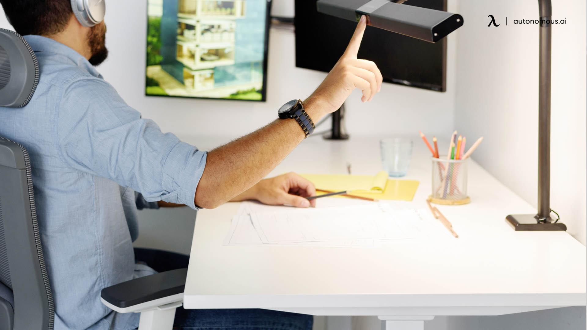 MDF Wood standing desk