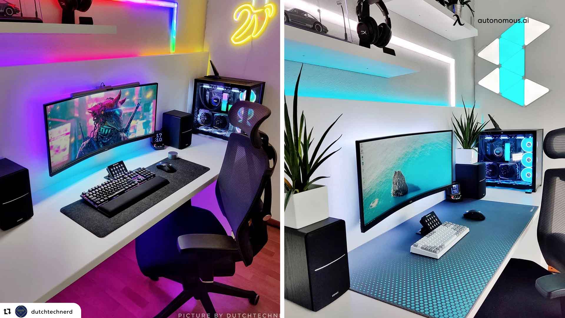 Creativity Infused Work Desk Setup